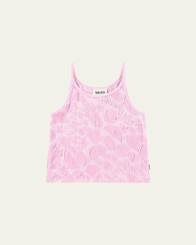 Girl's Rizi Terry Tank Top, Size 2-7